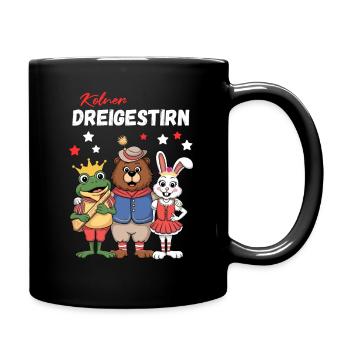 Carnival Cologne Triumvirate Cologne Alaaf Bear - Full Colour Mug - black - Right
