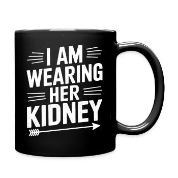 Saying for lifesavers and recipients - Full Colour Mug - black - Right
