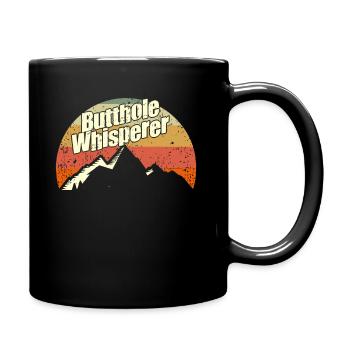 Butthole Whisperer - Full Colour Mug - black - Right