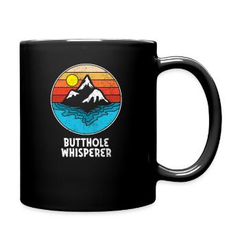 Butthole Whisperer - Full Colour Mug - black - Right