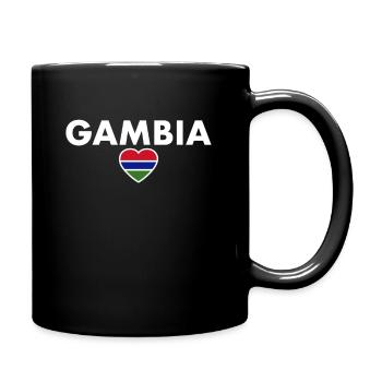 Gambie Drapeau gambien Gambier - Mug uni - noir - Droite