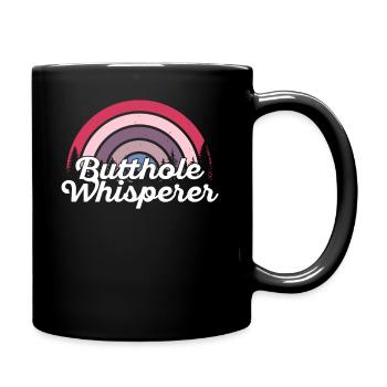 Butthole Whisperer - Full Colour Mug - black - Right