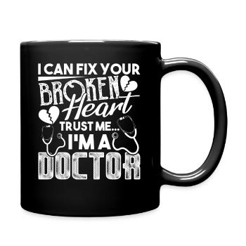 Doctor Trust Me I am A Doctor - Full Colour Mug - black - Right