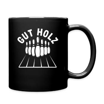 Good Wood Bowling Passion - Mug uni - noir - Droite