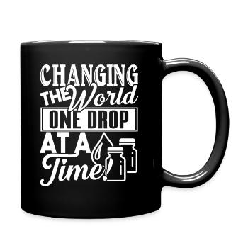 Essential Oil Changing The World - Full Colour Mug - black - Right