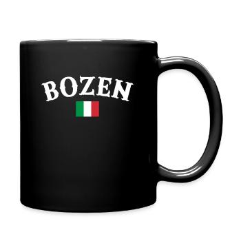 Bolzano Italie Drapeau italien Italien - Mug uni - noir - Droite