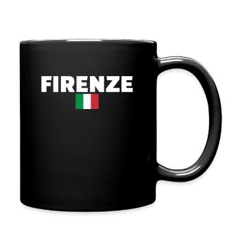 Firenze Italy Italian Flag Italian - Full Colour Mug - black - Right