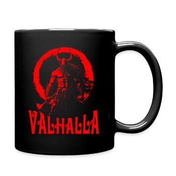 Valhalla Guerrier Vikings Viking Viking Odin rouge - Mug uni - noir - Droite