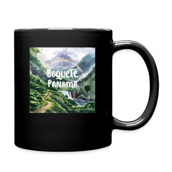 Boquete, Panama - Full Colour Mug - black - Right