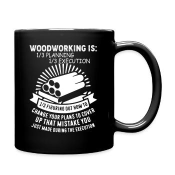 Woodworking Definition - Full Colour Mug - black - Right