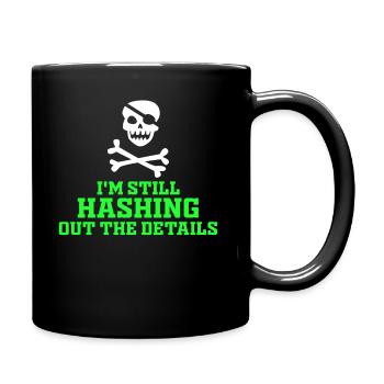 Cybersicherheitsexpertise von ethischen Hackern - Tasse einfarbig - Schwarz - Rechts