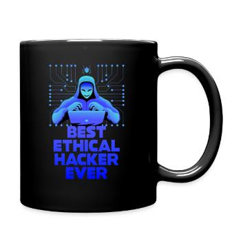 Ethical Hacker Cybersecurity Expertise - Full Colour Mug - black - Right