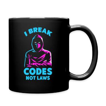 Ethical Hacker Cybersecurity Expertise - Full Colour Mug - black - Right