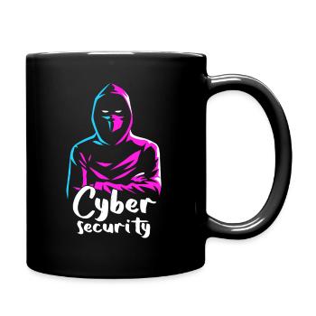 Cybersicherheitsexpertise von ethischen Hackern - Tasse einfarbig - Schwarz - Rechts