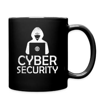 Ethical Hacker Cybersecurity Expertise - Full Colour Mug - black - Right
