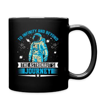 Vers l’infini et au-delà – le voyage de l’astronaute ! - Mug uni - noir - Droite