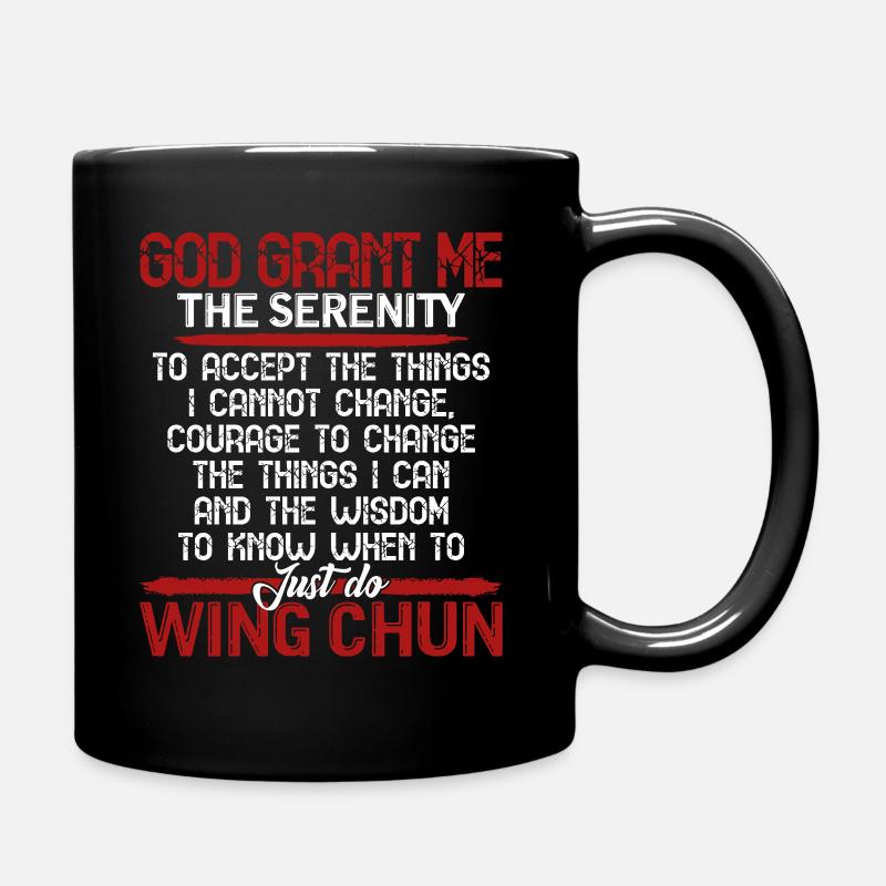 Wing Chun Just Do Wing Chun - Full Colour Mug - black