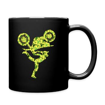 Dirt Biker Motard Enfants Motocross Garçons - Mug uni - noir - Droite