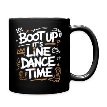 Plaisir de la danse de style western - Mug uni - noir - Droite