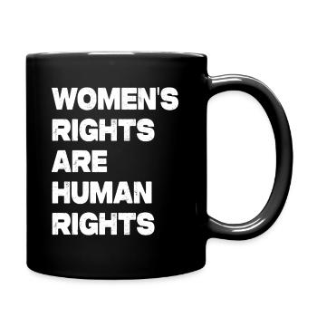 Les droits des femmes sont des droits humains - Mug uni - noir - Droite