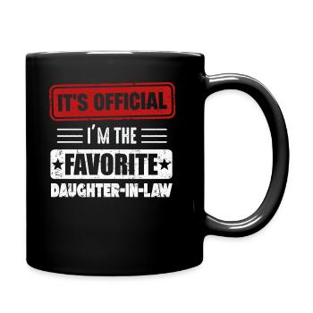 I'm The Favorite Daughter-In-Law - Full Colour Mug - black - Right