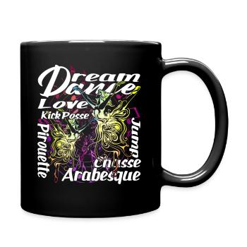 Ballet Dancer Dream Dance Love - Full Colour Mug - black - Right