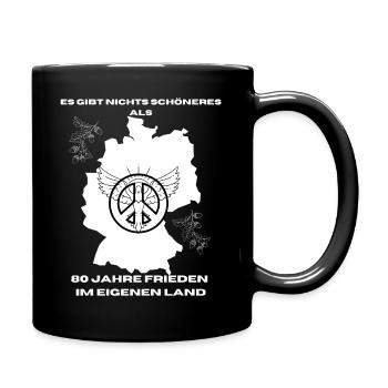 80 ans de paix en Allemagne - Mug uni - noir - Droite