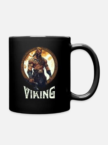 Wikinger Viking Valhalla warrior - Tasse einfarbig - Schwarz