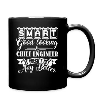 Chief Engineer Smart Chief Engineer - Full Colour Mug - black - Right