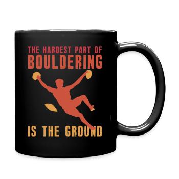 Bouldering Boulderer Bouldering - Full Colour Mug - black - Right