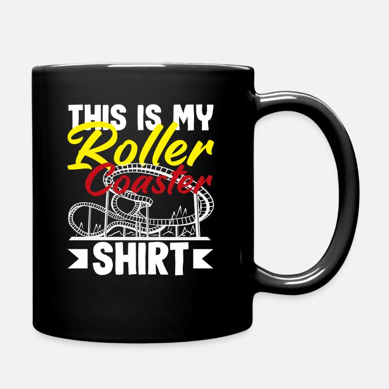 Achterbahn Dieses Ist Mein Shirt - Tasse einfarbig - Schwarz