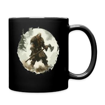 Odin Wikinger Viking Vikings Warrior - Full Colour Mug - black - Right