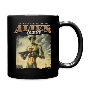 Aliens - Tasse einfarbig - Schwarz - Rechts