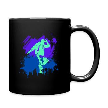 Dancer - Tasse einfarbig - Schwarz - Rechts