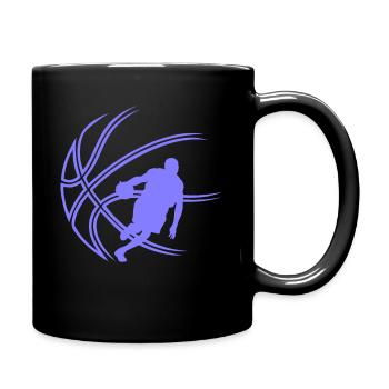 Basketball - Tasse einfarbig - Schwarz - Rechts