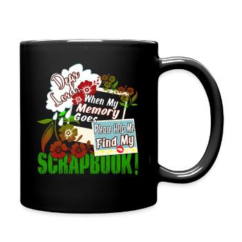 Scrapbooking Find My Scrapbook - Full Colour Mug - black - Right