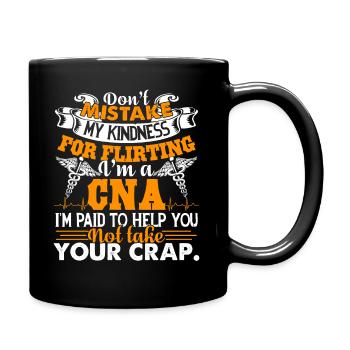 CNA I am A CNA - Full Colour Mug - black - Right