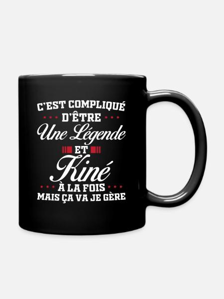 Eine Legende und Physiotherapeut - Tasse einfarbig - Schwarz