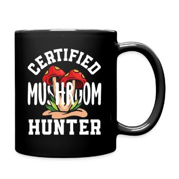 Certified Mushroom Picker Adventure - Full Colour Mug - black - Right