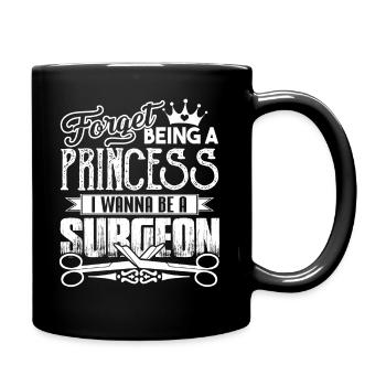 Surgeon I Want To Be A Surgeon - Full Colour Mug - black - Right