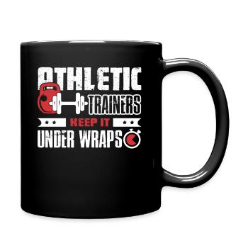 Athletic Trainers Keep It Under Wraps - Full Colour Mug - black - Right
