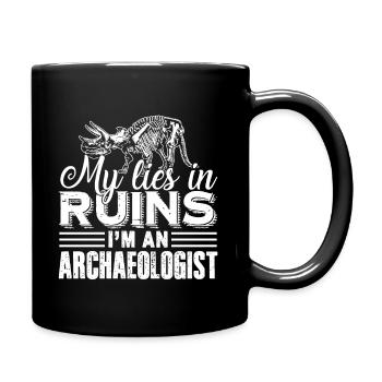 Archaeologist I am An Archaeologist - Full Colour Mug - black - Right