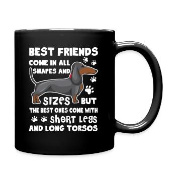 Dachshund Best Friend - Full Colour Mug - black - Right