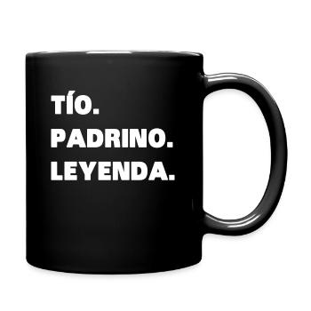 Onkel Pate Legende - Tasse einfarbig - Schwarz - Rechts