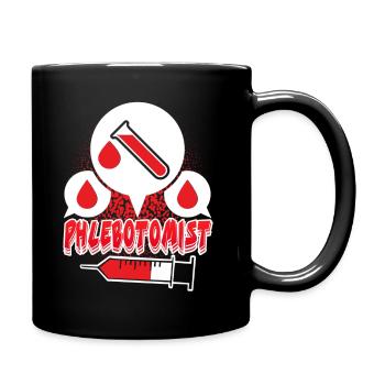 I am A Phlebotomist - Full Colour Mug - black - Right