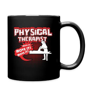Physical Therapist Move It - Full Colour Mug - black - Right