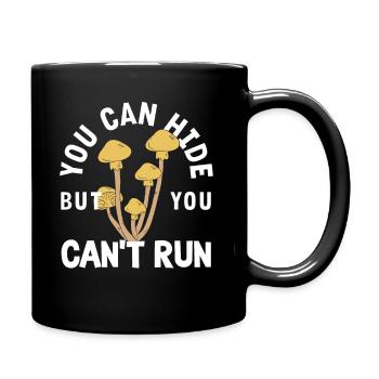 Mushroom picker You can hide - Full Colour Mug - black - Right