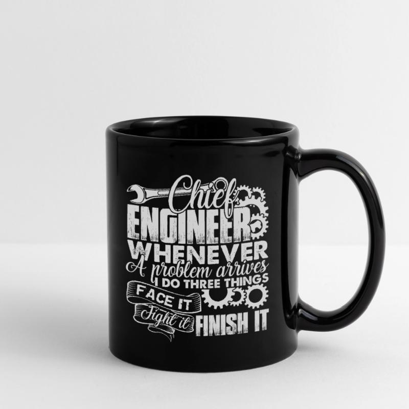 Chief Engineer Solves Problem Full Colour Mug