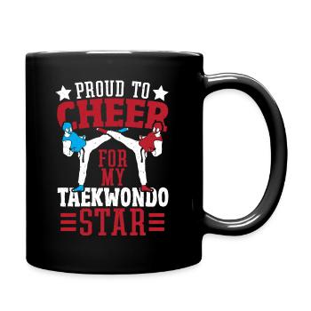 Coup de pied Arts martiaux Karaté Taekwondo Parent - Mug uni - noir - Droite