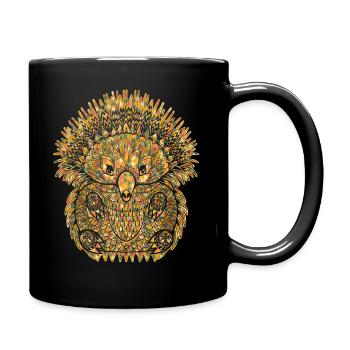 Awesome Echidna Geometric - Full Colour Mug - black - Right